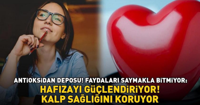 Antioksidan deposu! İçinde yok yok: Omega-3 yağ asitleri, E, C ve K vitaminleri! Hafızayı güçlendiriyor, kalp sağlığını koruyor